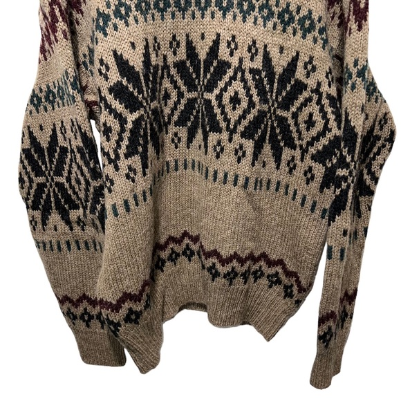 VTG 90’s Traditions 100% Wool Knit Sweater Men’s Size Large - Picture 4 of 9